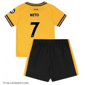 Wolves Pedro Neto #7 Prima Maglia Bambino 2024-25 Manica Corta (+ Pantaloni corti)